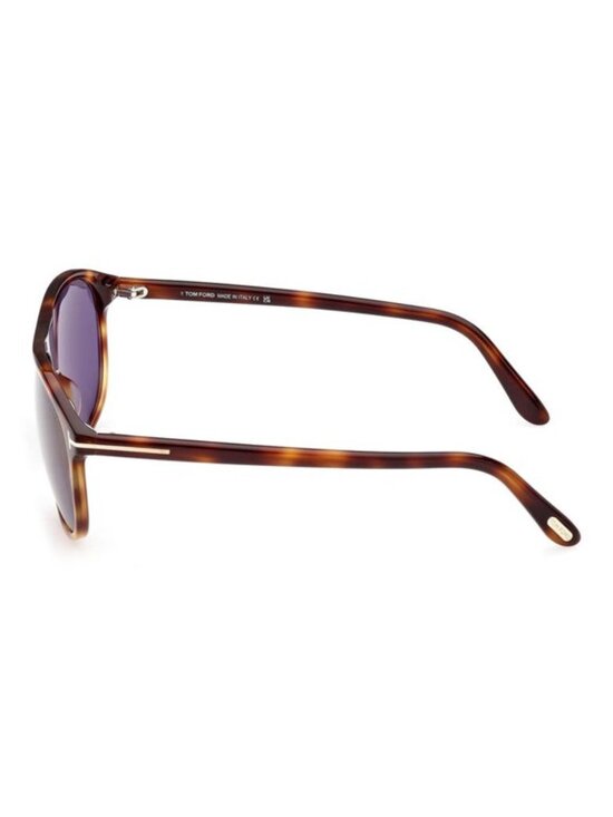 NWT Tom Ford Prescott 60mm Square Sunglasses Shiny Blonde Havana Blue - Unisex main image 9
